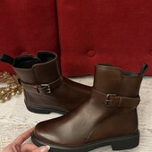 Ecco,Waterproof,оригінал,із натуральної шкіри,розмір 37,устілка 24,3