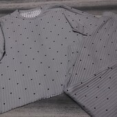 Классный женский трикотажный домашний костюм большого размера