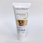 Зволожуючий та відбілюючий сонцезахисний крем для обличчя з SPF 65 Kaliya Beauty 50 мл