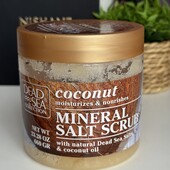 Скраб для тіла з мінералами Мертвого моря та олією кокосу Dead Sea Collection