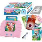 Картридер Знань озвучено українською, 244 зображення, абетка, USB-кабель, казки, пісні, віршики