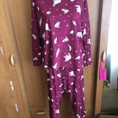 Пижама, комплект, костюм, 100% коттон, 2XL. M&S. в ідеалі