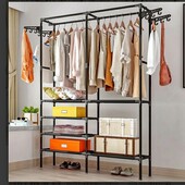 Вішак для одягу Simple Coat Rack Double Row з полицями