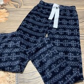 Плюшевые пижамные штаны размер М