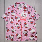 Атласна блузка Hello Kitty, 6-7р / 122см. З біркою!