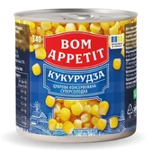 Кукурудза Bom Appetit 340 г з ключем