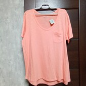 Новая брендовая коттоновая футболка-блуза р.22.