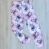 Stitch.Велюрові піжамні штани для дівчинки 128 см (7/8 років)