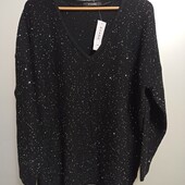 Кофта вязаная с блесками новая