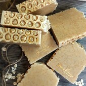 Распродажа! Мыло натуральное " Молоко-овсянка-мед"