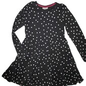 Трикотажна ярусна сукня на 7-8років