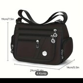 Розпродаж! Якісна нова чорна сумка з нейлону