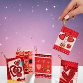 Милі, яскраві валентинки до свята. В лоті 10 шт