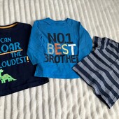 Два реглани та футболка на 3-4 роки зріст 98-104