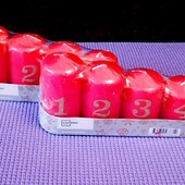 Свечи 4 шт красный livarno home Германия