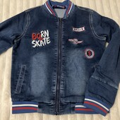 Джинсова курточка на зріст 146