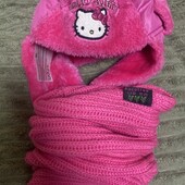 Шапка і шарф труба плюс перчатки