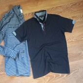 Чорна футболка Поло, відмінний стан, М