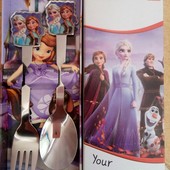 Набор вилка и ложка детская Холодное сердце