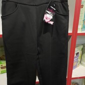 Нові лосини с кишенями на хутрі