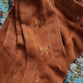 Колготки в ретростиле, коричневые с бантиками