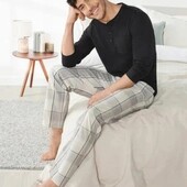 Натуральная пижама, домашний костюм, 100% хлопок, livergy, р. xl, наши 56-58