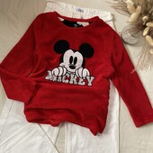 Тепленька кофтинка для дому та сну у червоному кольорі з Mikki❤️