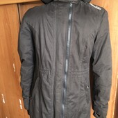Куртка, єврозима. внутрі шерпа, не промокає, р. S, Superdry. в ідеалі