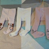 Колготки дитячі( 1 теплі і 2 звичайні) 3 шт.