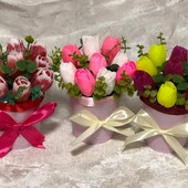 Букетики з тюльпанів