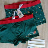 маг. Aldi Германия комплект мужские боксеры цвет изумрудный размер XL