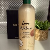 Новий шампунь.500 мл Oriflame love nature wheat & coconut shampoo з органічною олією пшениці