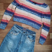 Джинси МОМ + укорочений светрик ♥️♥️♥️