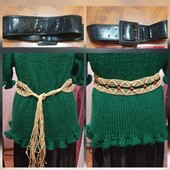 Oggi ремень, пояс, плетение, широкий, плетеный из восковой веревки,одно изделие на выбор.