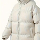 Чоловіча шкіряна модна осінньо-зимова утеплена куртка