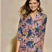 Стильная льняная блуза Esmara  M evro 40+6 оверсайз