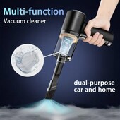 Міні пилосос автомобільний акумуляторний