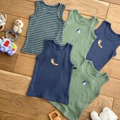 Набір майок для хлопчиків 86-92