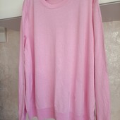 Плюс сайз вовна меріноса пастельно рожевий джемпер р. 22