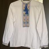 Брендова льняна вишиванка для юнака 164 см. відомого українського бренду Сварга . Одягнута 1 раз!!!