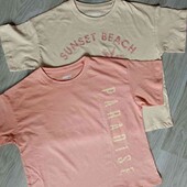 Pepperts! брендовый комплект стильных футболок на девочку рост 158/164 см в лоте 2шт
