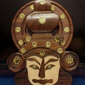 Індійська маска катхакалі, палісандр