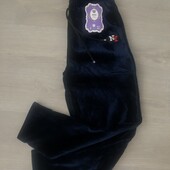 Теплі велюрові штани на хутрі
