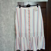Новая брендовая хлопковая юбка р.18-20.