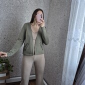 Прекрасний жакет Хаки з вишитими бісером кишеньками✨ Без дефектів ✨