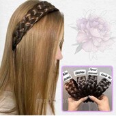 Обруч на голову (ободок) коса тон колір № 2