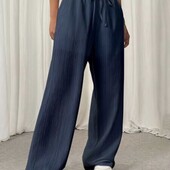 Стильні легенькі брюки палаццо, М