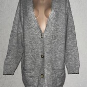 Кардиган мʼякий вʼязаний ХXL 48-52р. 16-18р. стрейч