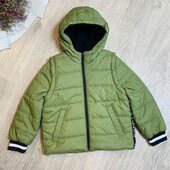 Дитяча куртка трансформер (жилетка) для хлопчика 116/122 см; 122/128 см та 128/134 см.