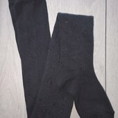 Колготи Primark, узор з люрексом, 3-4р / 104см